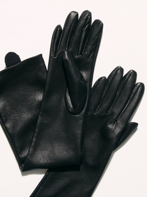 Infinity Vegan Leather Gloves