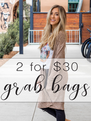 Grab Bags - 2 For $30 - Cardigan/top