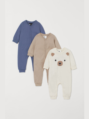 3-pack Cotton Pajamas