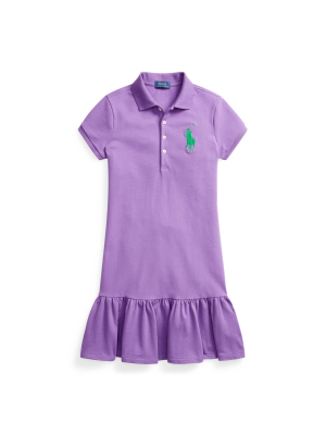 Big Pony Mesh Polo Dress