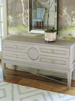 Global Views Collector's Cabinet Console Gray