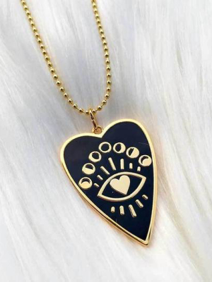 Gold Plated Full Heart Necklace