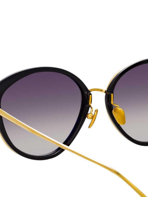 Linda Farrow Ivy C1 Cat Eye Sunglasses