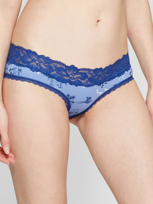 Women's Cotton Cheeky With Lace Waistband - Auden™