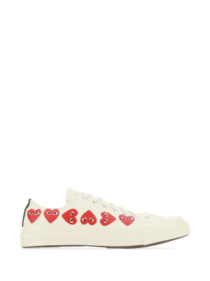 Comme Des Garçons Play X Converse Chuck Taylor Heart 1970s Sneakers