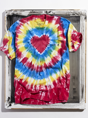 Holiday Uo Exclusive Heart Tie-dye Tee