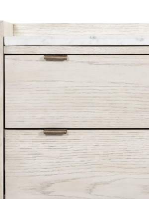 Viggo Tall Dresser-vintage White Oak