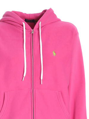 Polo Ralph Lauren Logo Embroidered Zipped Hoodie