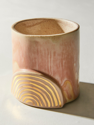 Curious Clay Golden Rainbow Tumbler