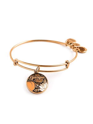 Georgia Peach Charm Bangle