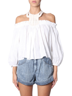 Isabel Marant Goundy Off Shoulder Top