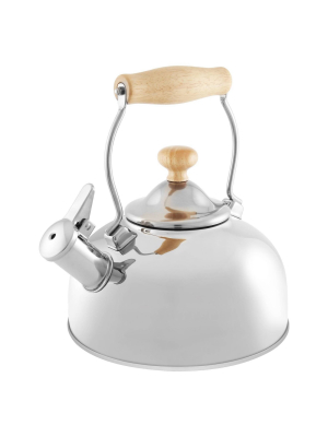 Chantal 1.8qt Woodbury Teakettle - Polished Stainless Steel