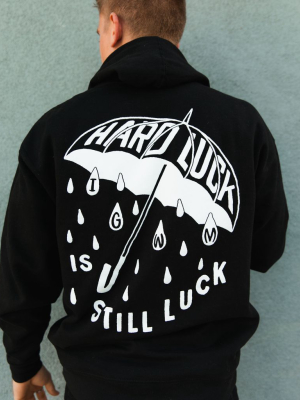 Hard Luck Black Hoodie