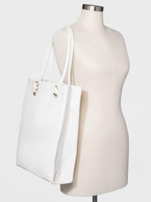 Zip Closure Tote Handbag - A New Day™