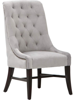 Cynthia Dining Chair, Alisa Light Grey, Set Of 2