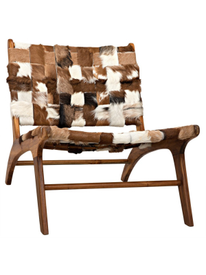 Noir Kamara Chair - Cowhide