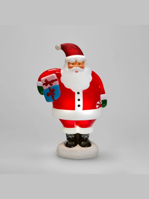 Lit Small Santa Decorative Figurine - Wondershop™