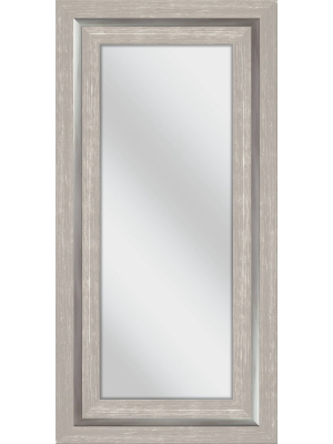 20" X 40" Serenity Wood Wall Mirror - Ptm Images