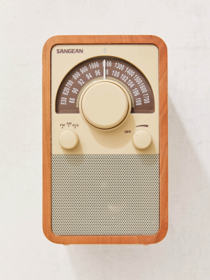 Sangean Retro Wooden Radio