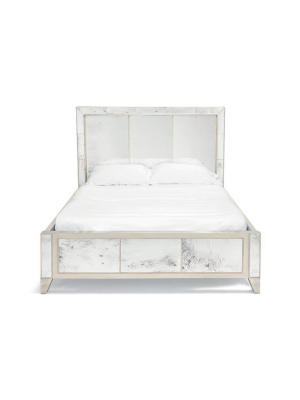 Mia Bed Palladian Silver Oak