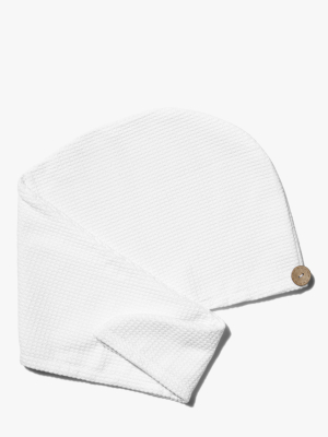 Luxe Turban Towel With Waffle Microfiber