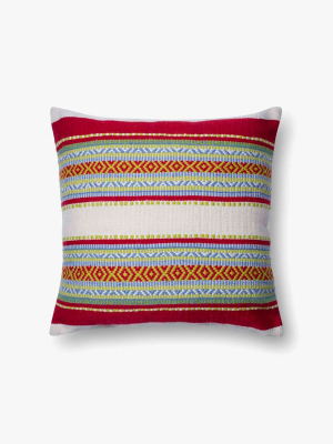 Striped Outdoor Pillow 2