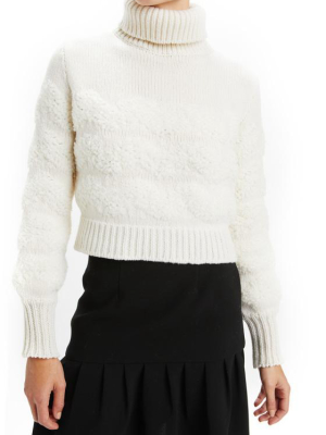 Cream Long Sleeve Sweater