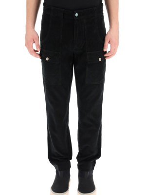 Palm Angels Pocket-detailed Corduroy Pants