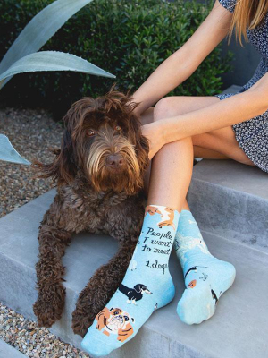 People To Meet: Dogs Socks | Womens