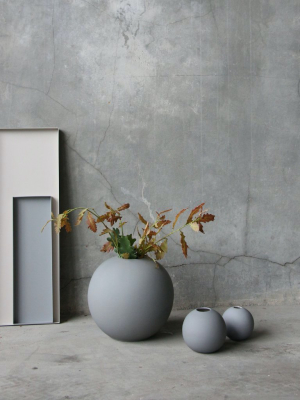 Ball Vase Grey 8cm