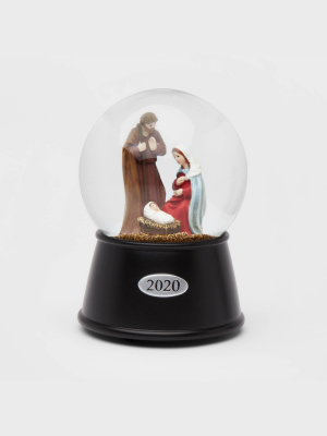 5.5" X 3.8" Nativity Musical Snow Globe - Wondershop™