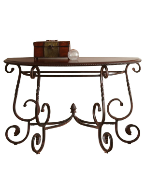 Julian Console Table - Cherry - Steve Silver