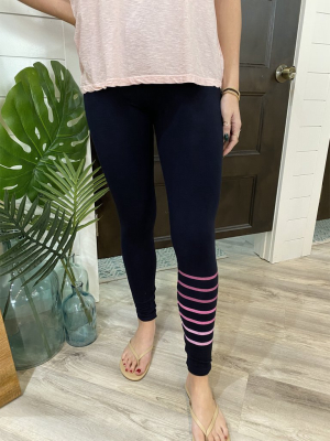 Sundry Stripe Yoga Pant