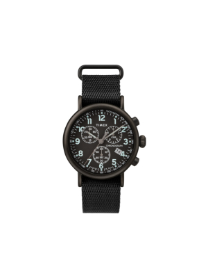 Timex Standard Chronograph 41mm Fabric Strap Watch