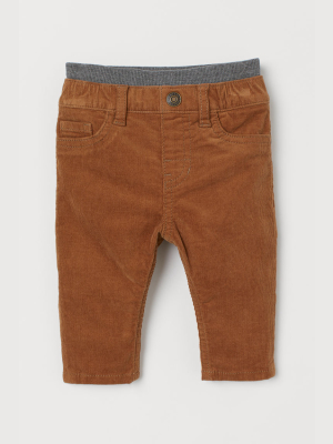 Pull-on Corduroy Pants