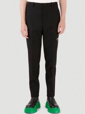 Jil Sander Zip-detailed Tapered Trousers