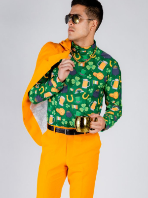 St. Pat's Gluttony | St. Patrick's Day Turtleneck