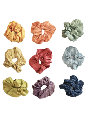 Naturally Dyed Silk Scrunchie