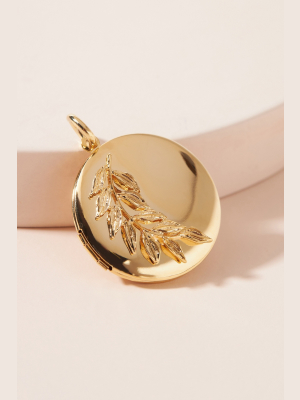 Build-a-necklace Botanical Locket Charm