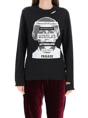 Raf Simons Chime Of Freedom Graphic Printed Sweatshirt