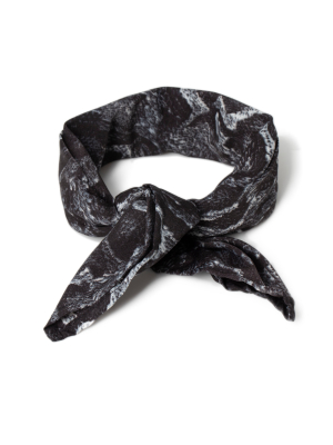 Dark Blue Snake Print Bandana*