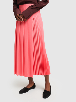 Sallis Pleated Midi Skirt