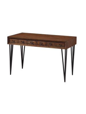 Oxford 2 Drawer Console Table Brown - Treasure Trove