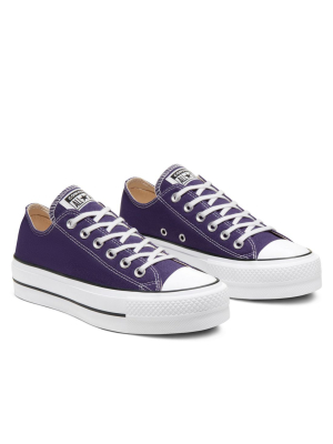 Converse Chuck Taylor All Star Ox Lift Sneakers In Japanese Eggplant