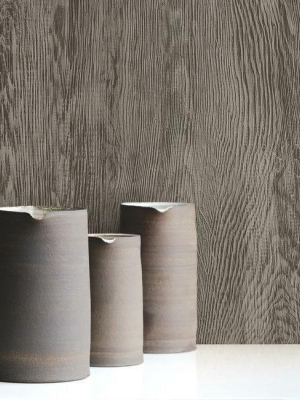 Quarter Sawn Wood Wallpaper In Mink From The Simply Farmhouse Collection By York Wallcoverings