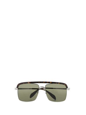 Alexander Mcqueen Eyewear Aviator Frame Sunglasses