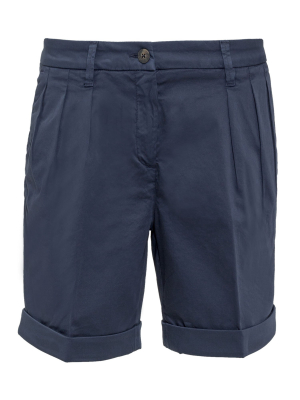 Fay Pleated Bermuda Shorts