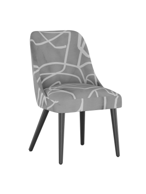 Geller Dining Chair Mona Abstract Gray - Project 62™