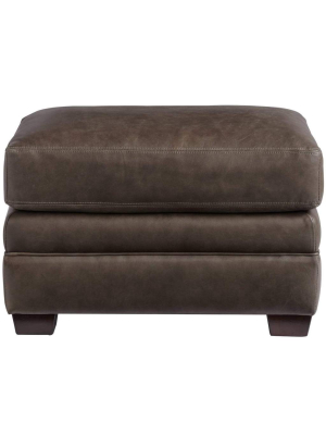 Alchemy Living Leather - Olly Ottoman - Brown