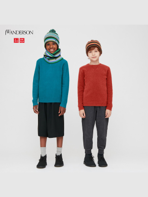 Kids Souffle Yarn Crew Neck Sweater (jw Anderson)